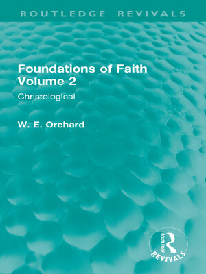 cover image of Foundations of Faith Volume 2